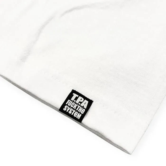 T.P.A - RIPPED LOGO T-SHIRT "WHITE"