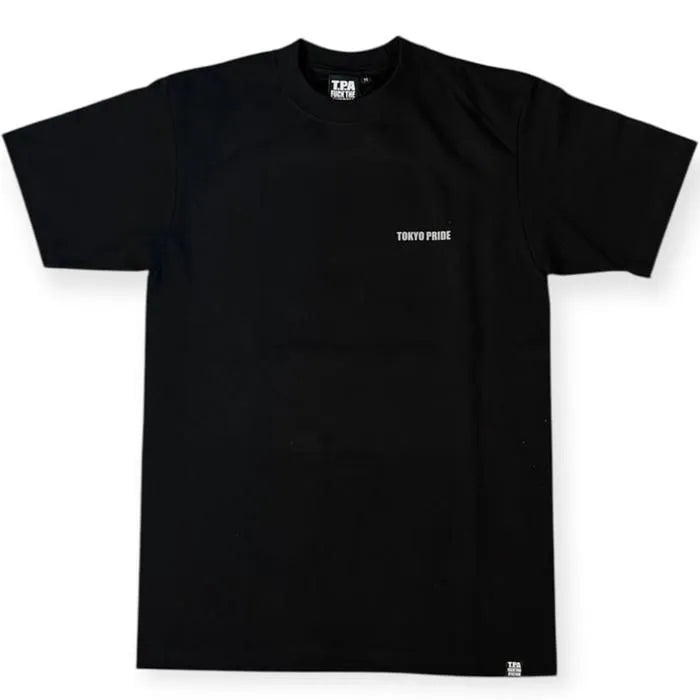 T.P.A - RIPPED LOGO T-SHIRT "BLACK"
