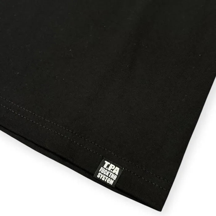 T.P.A - RIPPED LOGO T-SHIRT "BLACK"