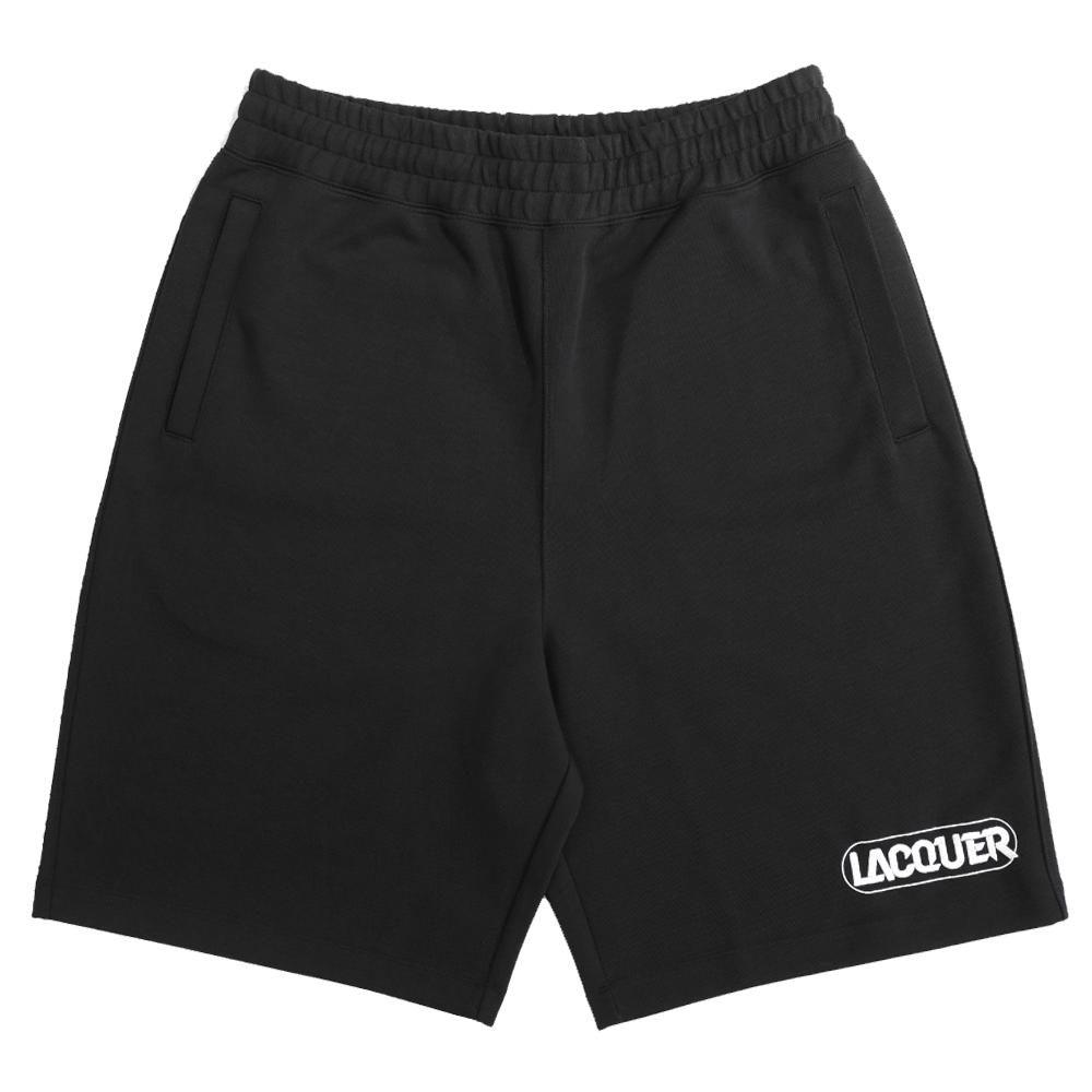 LACQUER - Embroidery Sweat Short "Black"