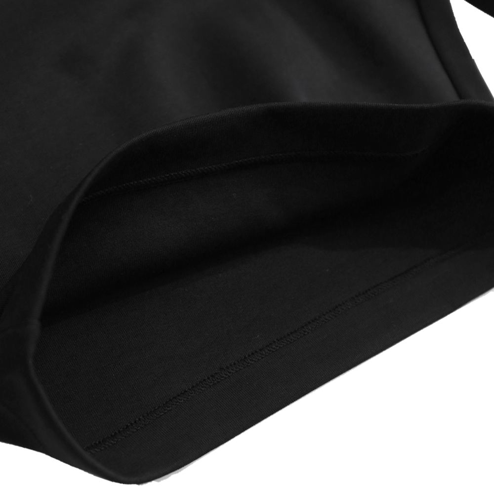 LACQUER - Embroidery Sweat Short "Black"