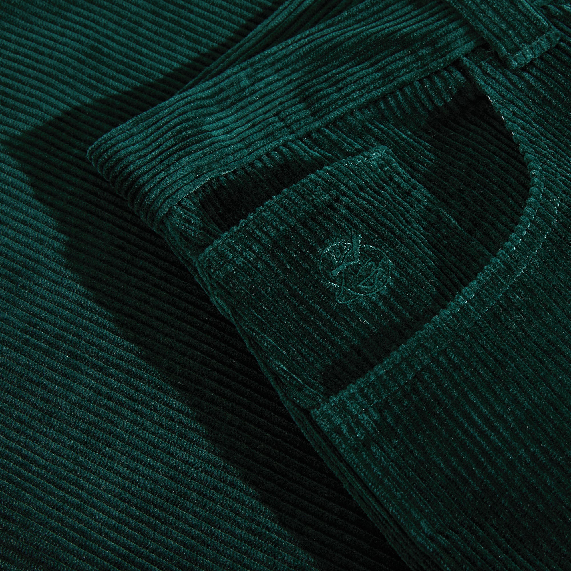 POLAR - 93! Pants | Cord "Dark Emerald"