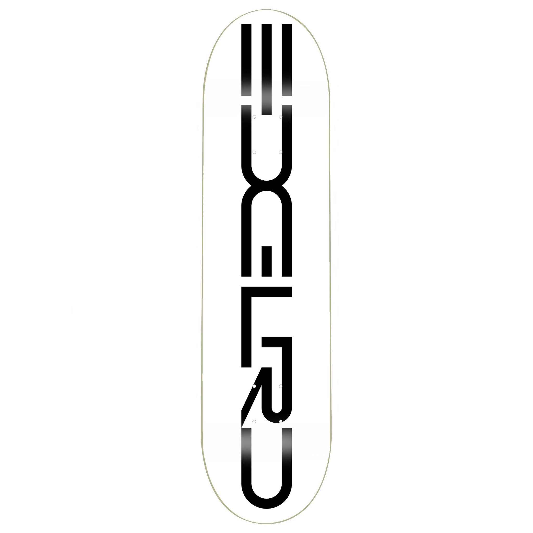 EDGLRD - TECH SCRIPT DECK - WHITE / BLACK "8.25"