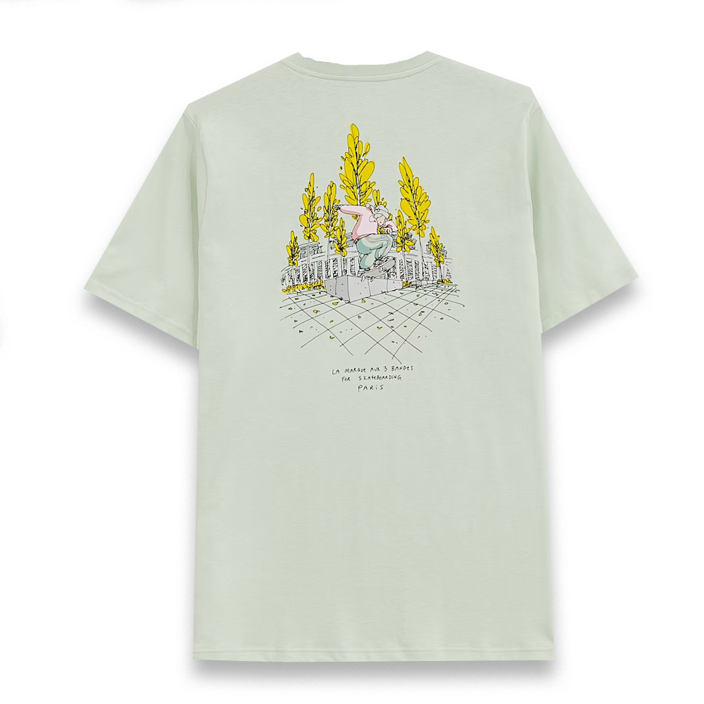 ADIDAS SKATE BOARDING -  H JONES SS TEE "GREEN"