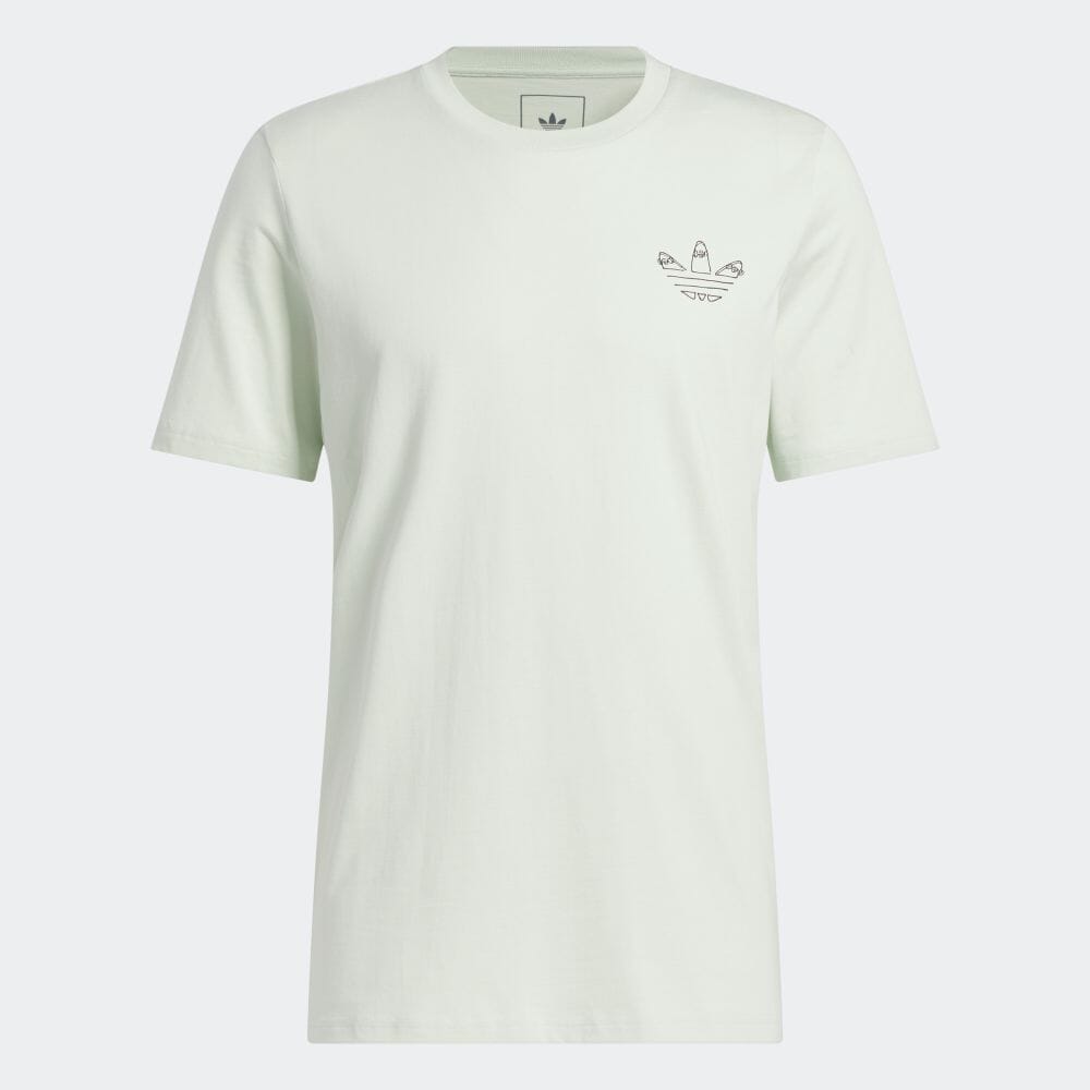 ADIDAS SKATE BOARDING -  H JONES SS TEE "GREEN"