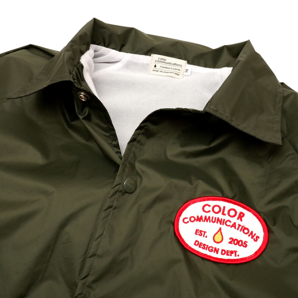 COLOR COMMUNICATIONS - STATION PATCH COACH JACKET "D.Olive"