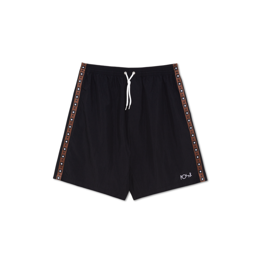 POLAR P Stripe City / Swim Shorts "Black" Lacquer