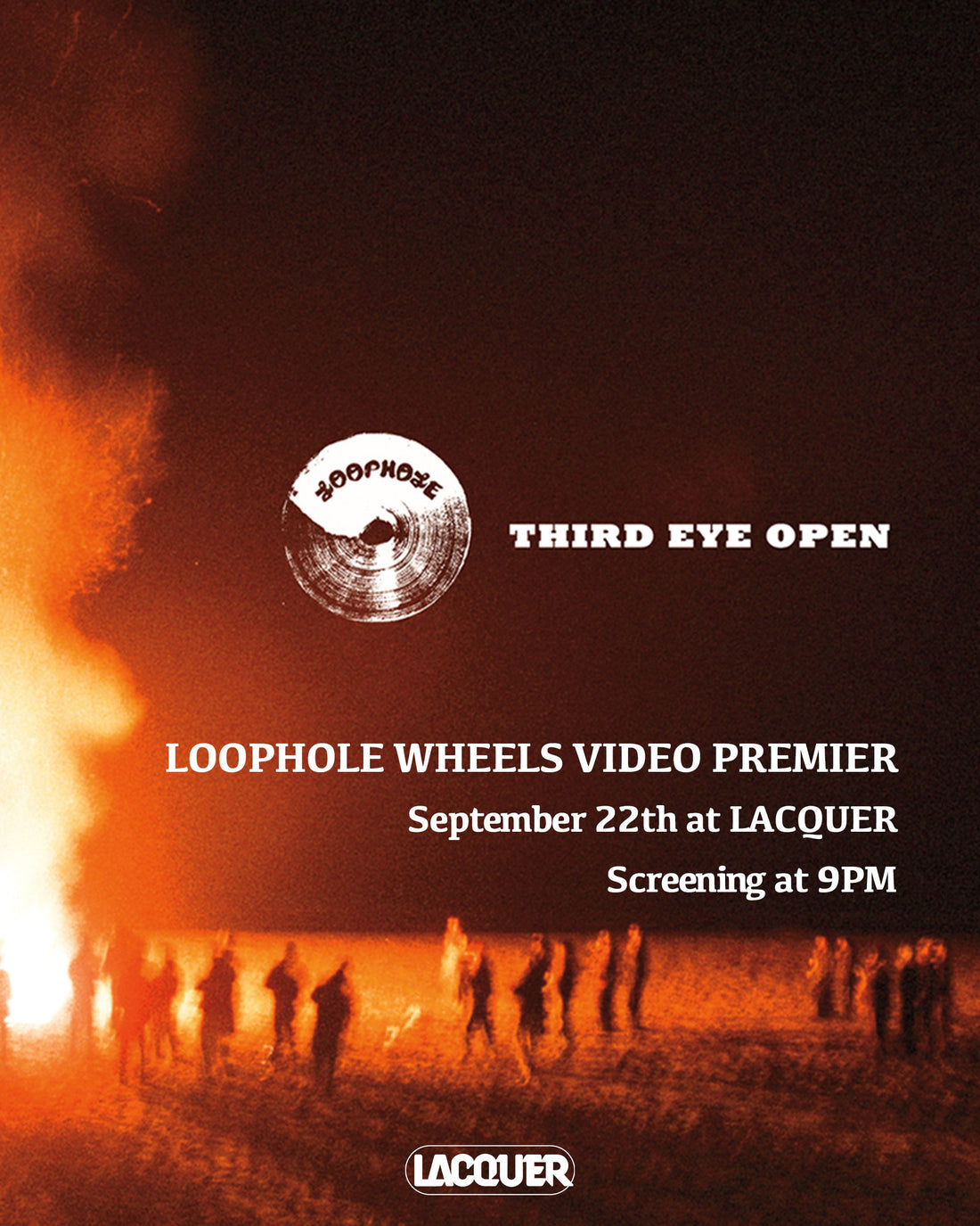 Loophole Wheels Video Premier「THIRD EYE OPEN」をLACQUERで開催！