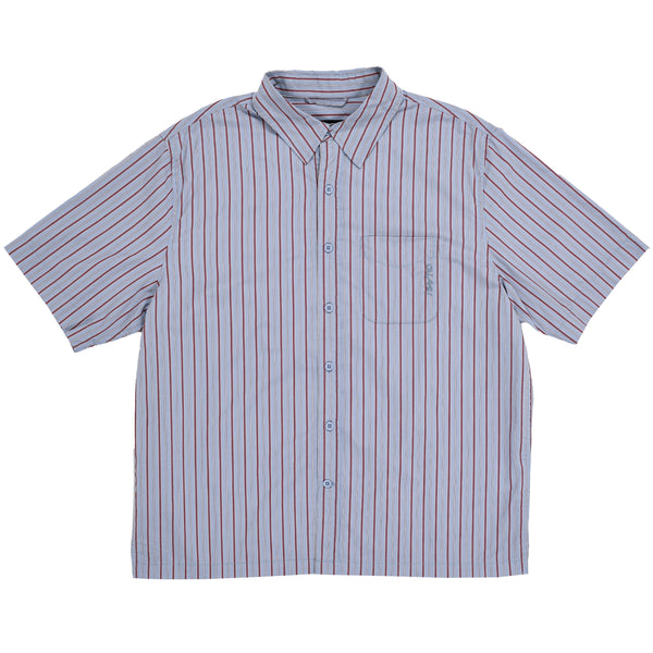 QUASI - Kalvin Short Sleeve Button Up Shirt "Blue"