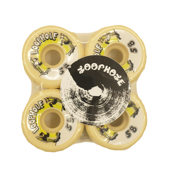 LOOPHOLE WHEELS - PORTAL SR SHAPE 100a 58mm "Yellow"