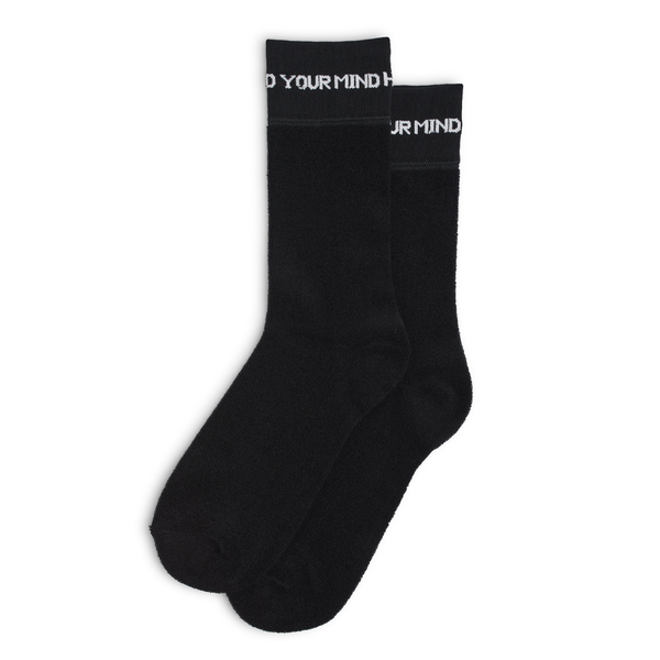 Last Resort AB - Reverse Terry Socks "Black"