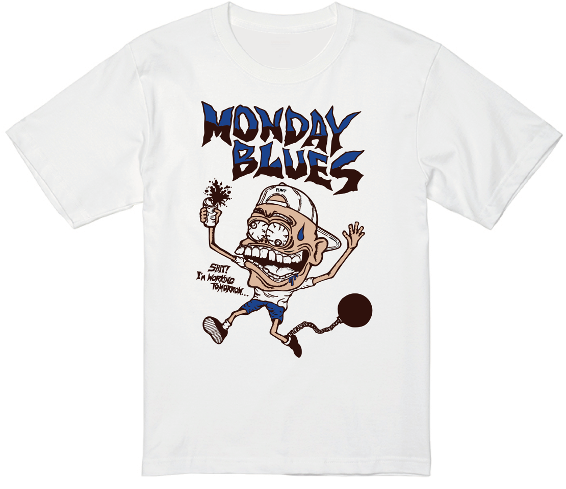 PLANT - Monday Blues Tee "White”