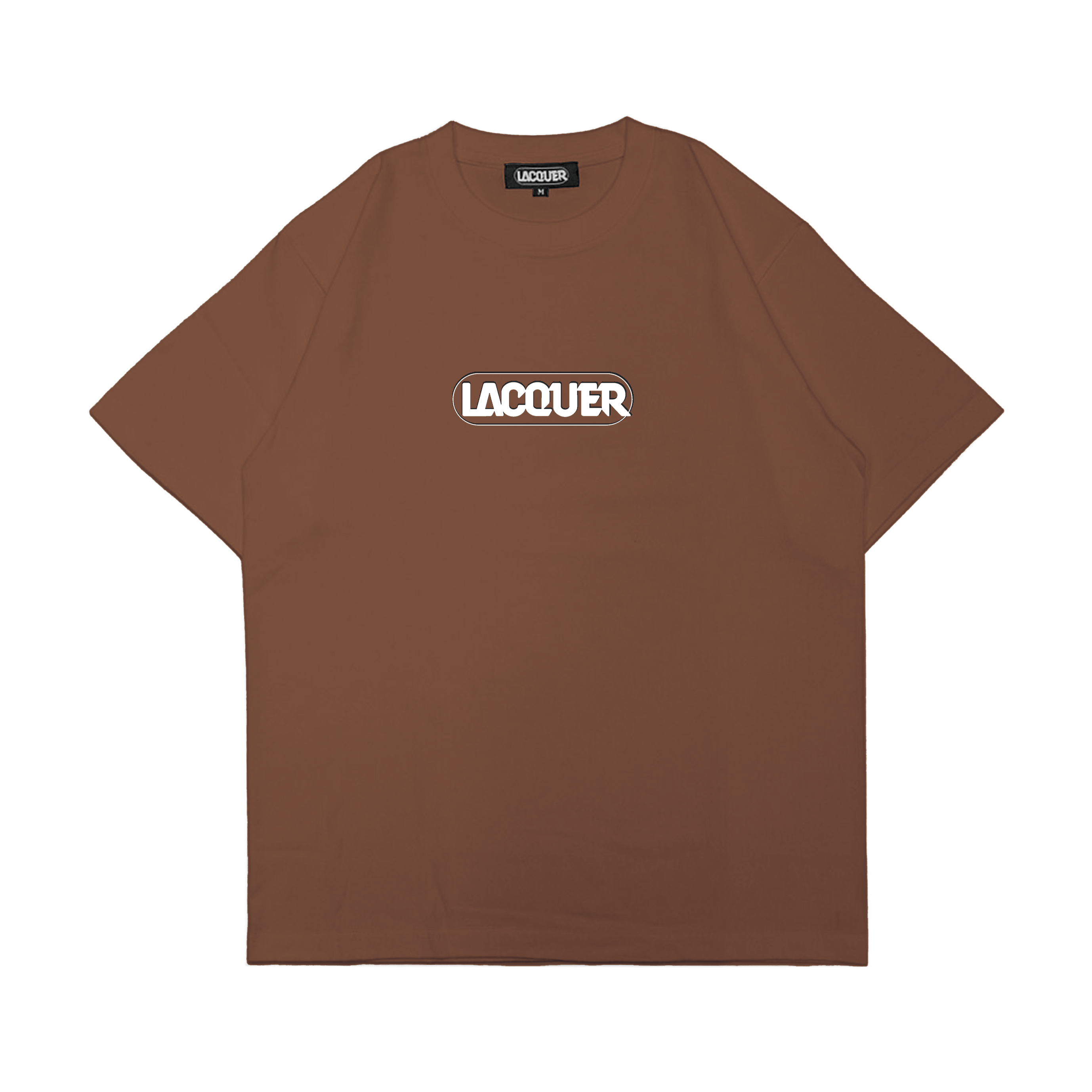 LACQUER - Logo Tee "Brown”