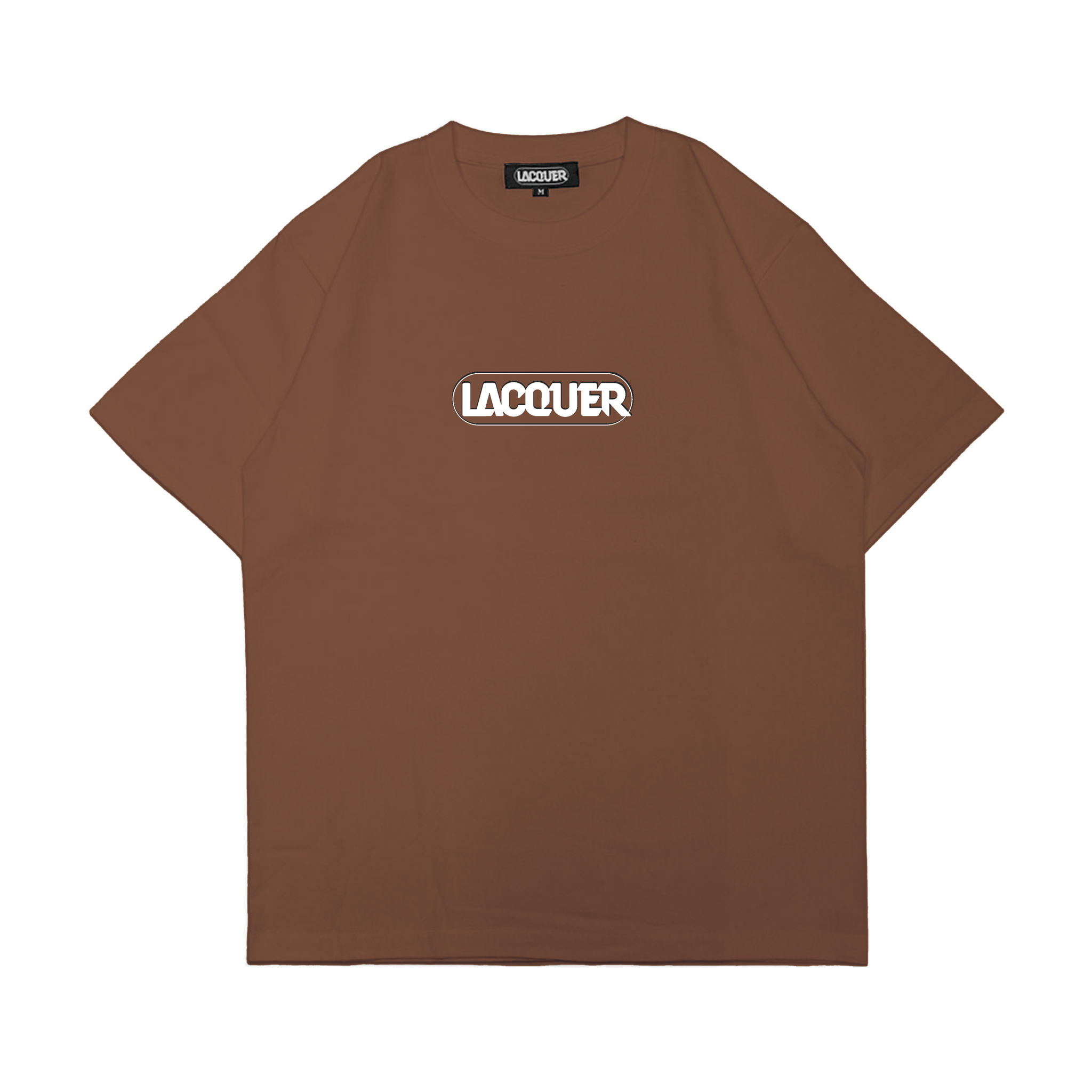 LACQUER - Logo Tee "Brown”