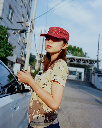 Lidairpeaks - Cylinder mesh hat "Enji"