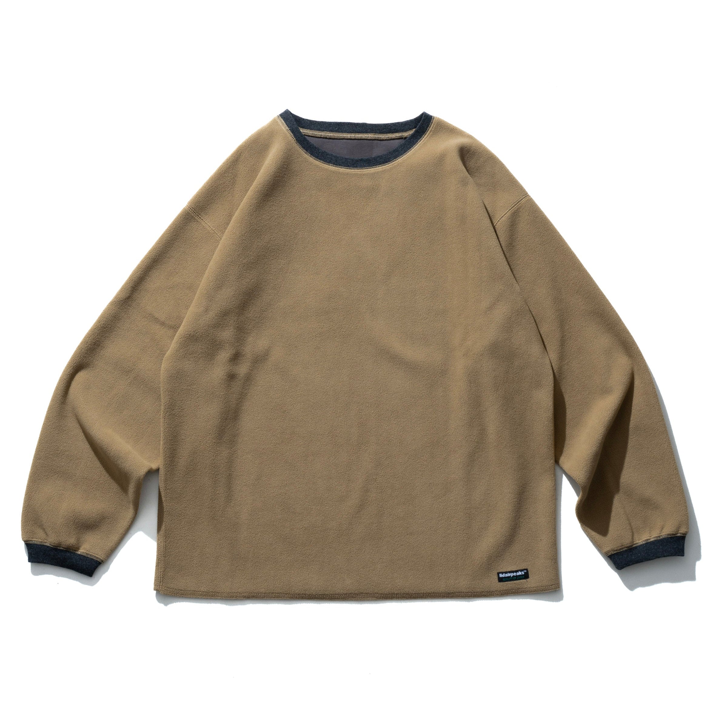Lidairpeaks - DF Crew neck "Musterd/Grey"