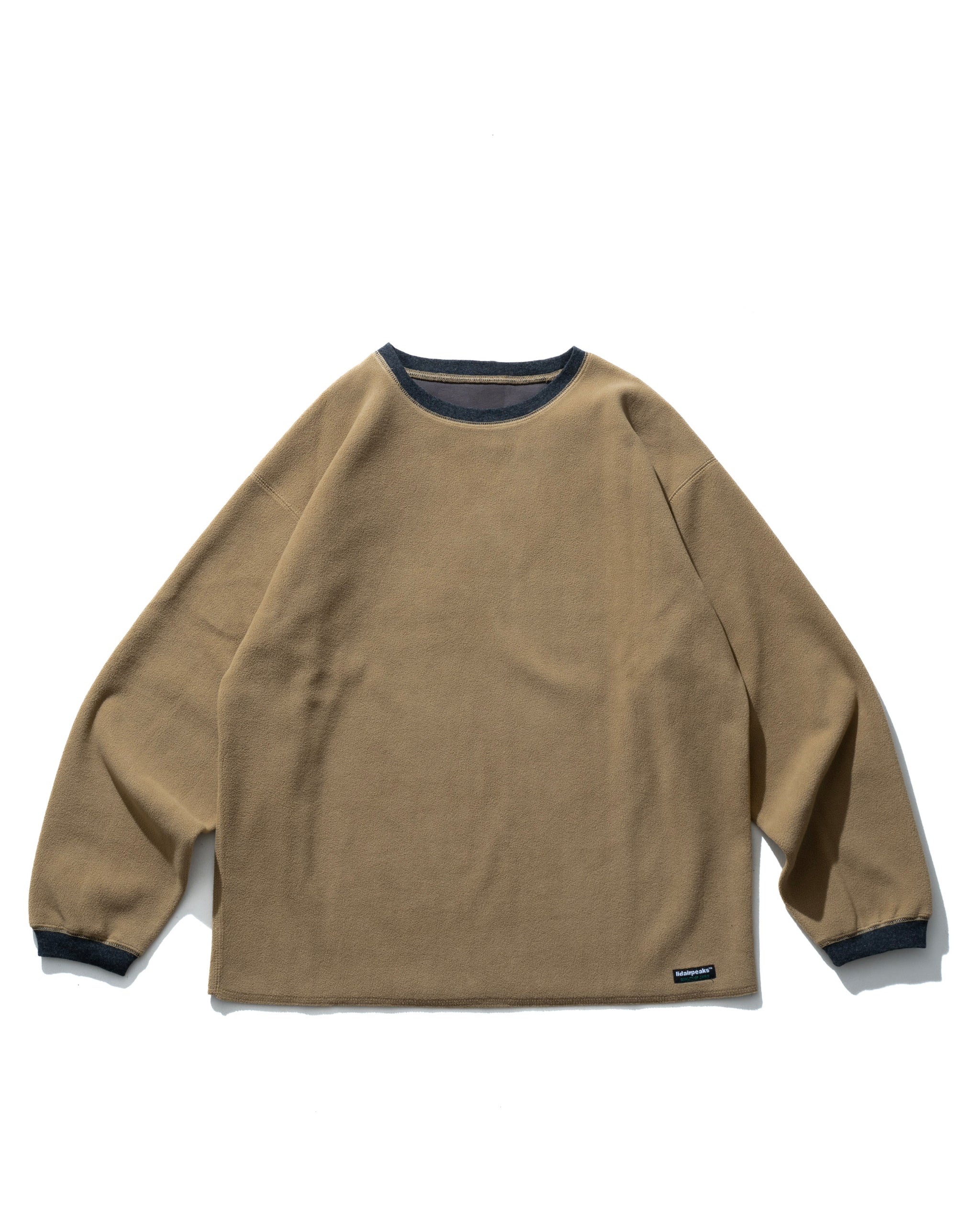 Lidairpeaks - DF Crew neck "Musterd/Grey"