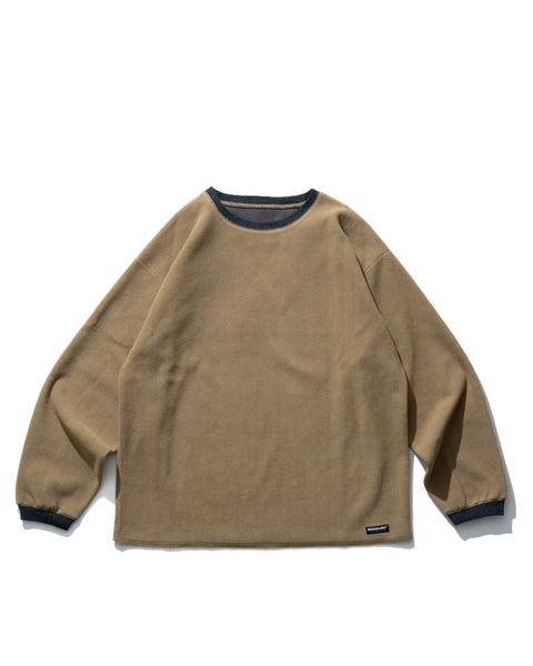 Lidairpeaks - DF Crew neck "Musterd/Grey"