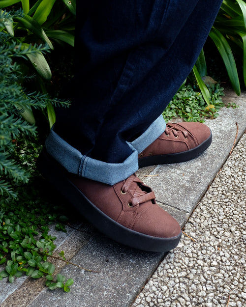 AREth - LOLL "Dark Brown Vegan Suede"