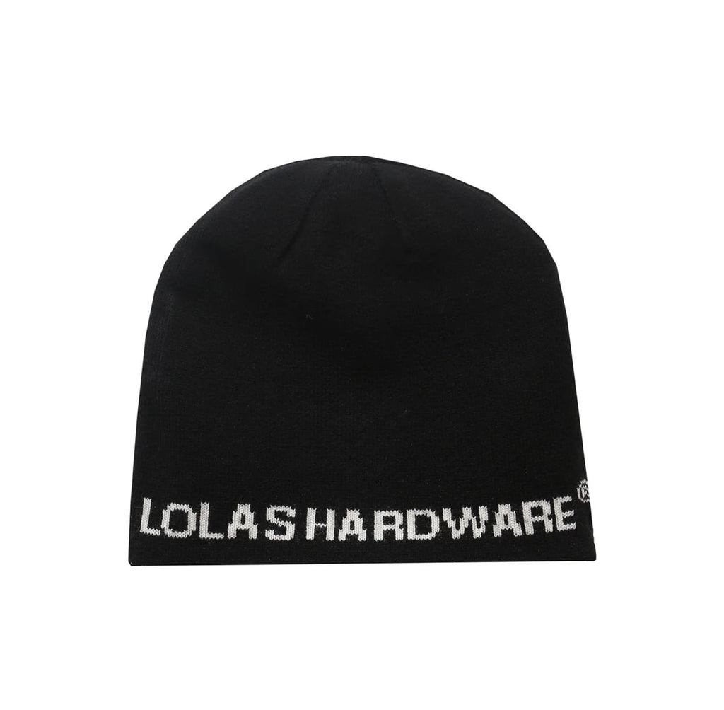 LOLA'S Hardware x Whimsy Socks - CAT BOMB Reversible Beanie "Black"