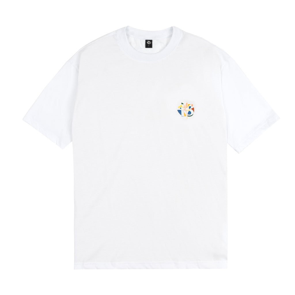 MAGENTA SKATEBOARDS  - 15 YEARS TEE "WHITE"