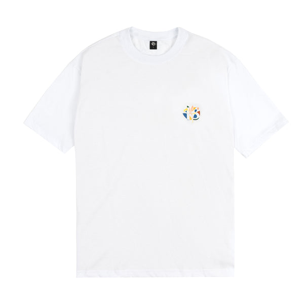 MAGENTA SKATEBOARDS  - 15 YEARS TEE "WHITE"