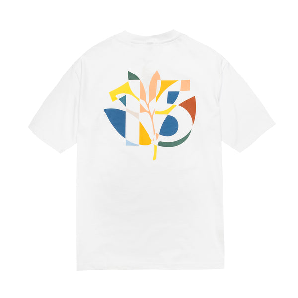 MAGENTA SKATEBOARDS  - 15 YEARS TEE "WHITE"