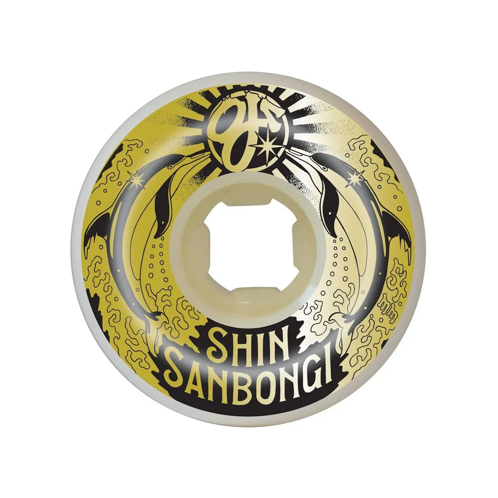 OJ WHEELS - DOUBLE DURO SHIN SANBONGI DOLPHINS  54mm 101A/95A "GOLD"