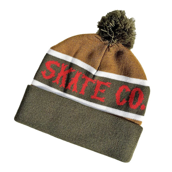 ANTIHERO - Jaropi Zambony Pom Beanie "Olive"