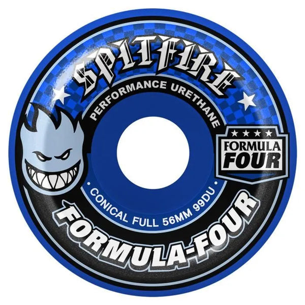 SPITFIRE WHEELS - Formula Four Conical Full 99DURO 56mm "Blue"
