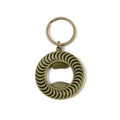 SPITFIRE WHEELS - Classic Swirl Bottle Opener Keychain "Brass/Black"