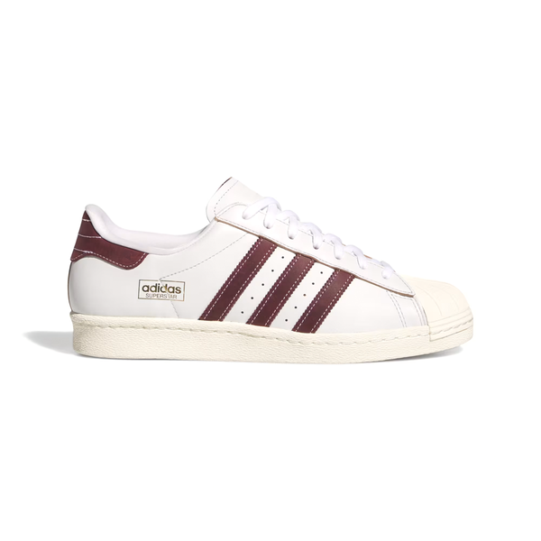 ADIDAS SKATEBOARDING - SUPERSTAR 80 ADV "Crystal White / Shadow Red"