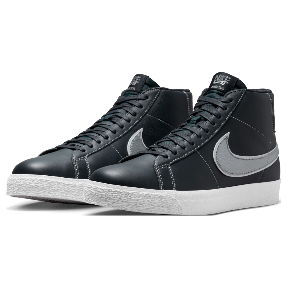 NIKE SB -  ZOOM BLAZER MID "MASON SILVA" QS "Blackened Blue/Wolf Grey/Black"