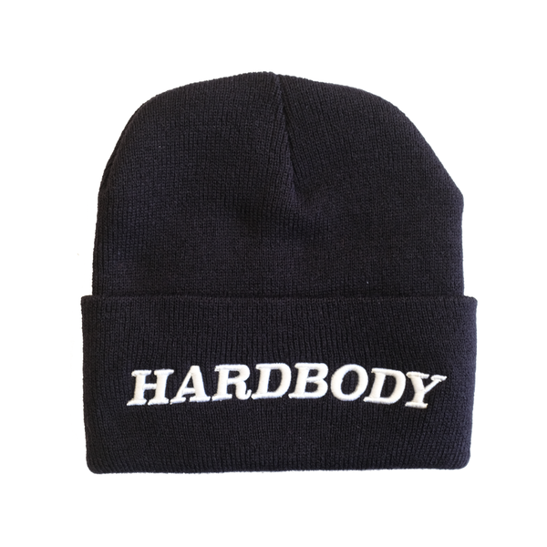 HARDBODY - HARDBODY LOGO ACRYLIC BEANIE'S "Black/White"