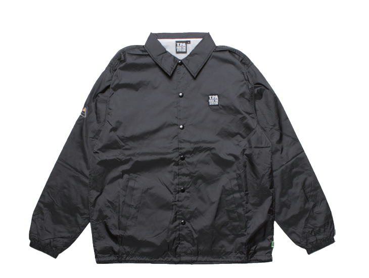 T.P.A - EMB COACH JACKET "BLACK"