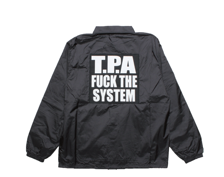T.P.A - EMB COACH JACKET "BLACK"