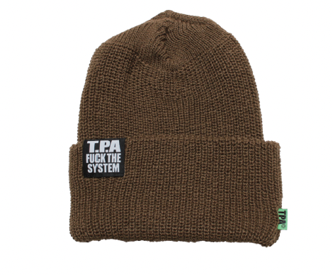 T.P.A - PATCH BEANIE "BRWON"