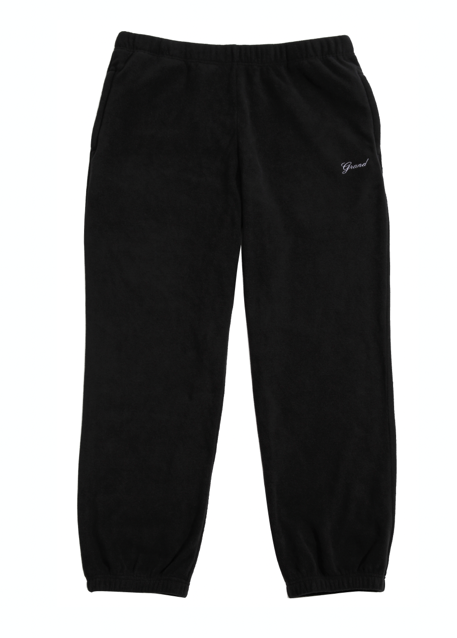 GRAND COLLECTION - Micro Fleece Pant "Black"