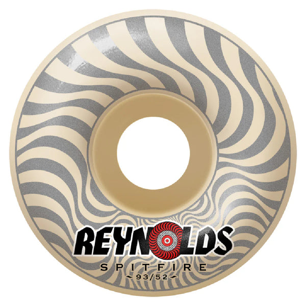 SPITFIRE WHEELS - "REYNOLDS"  Formula Four Soft Sliders Classic 93DURO 52mm