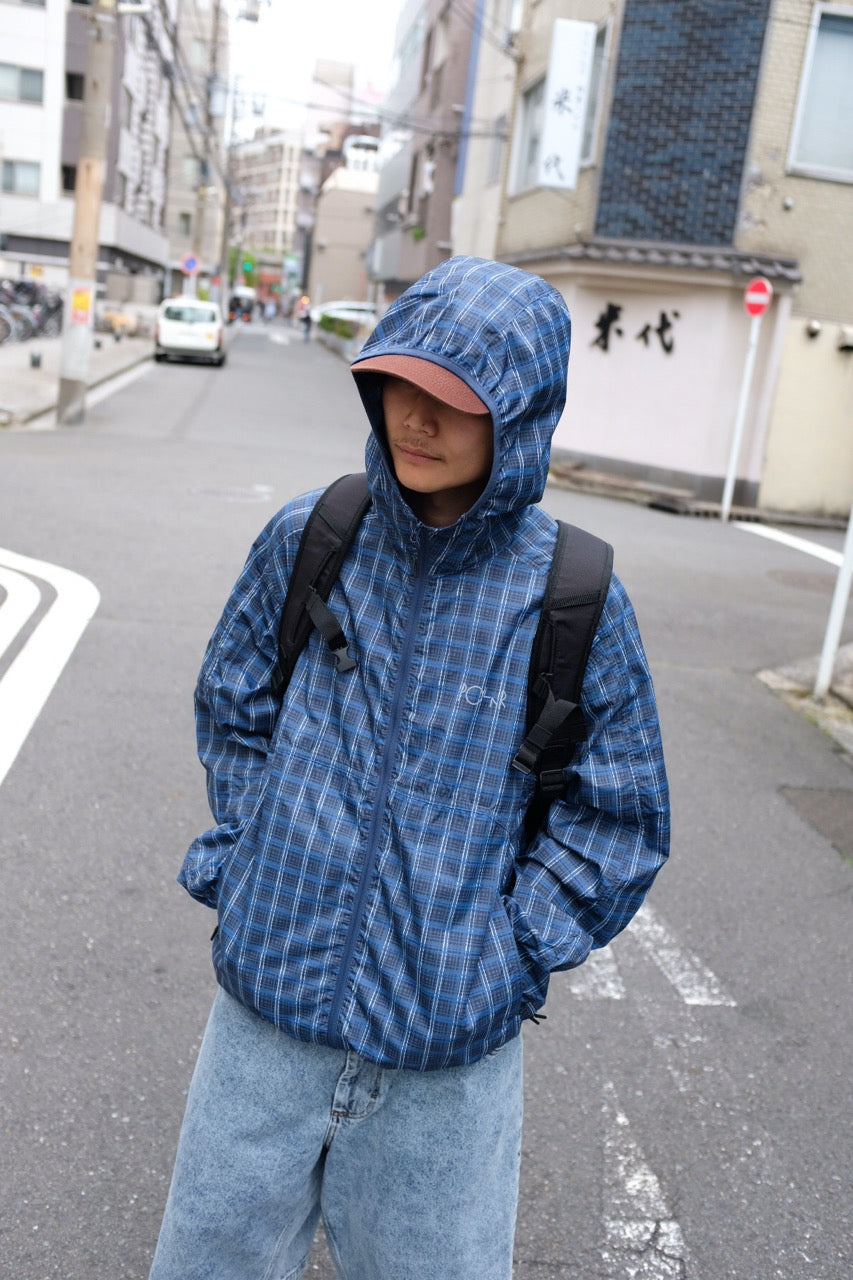 POLAR - Chase Light Shell Jacket "Blue Check”
