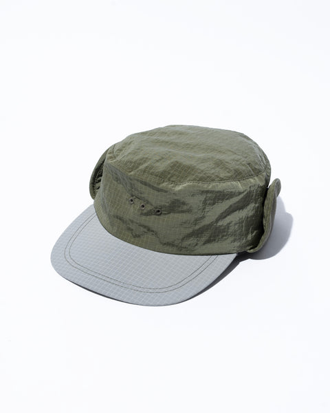 Lidairpeaks - Cylinder Flap Hat "Olive"