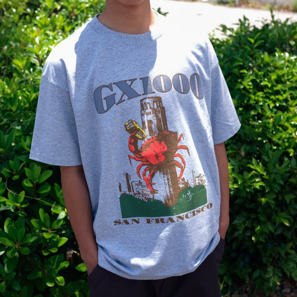 GX1000 - Crab Tee "Heather Grey"