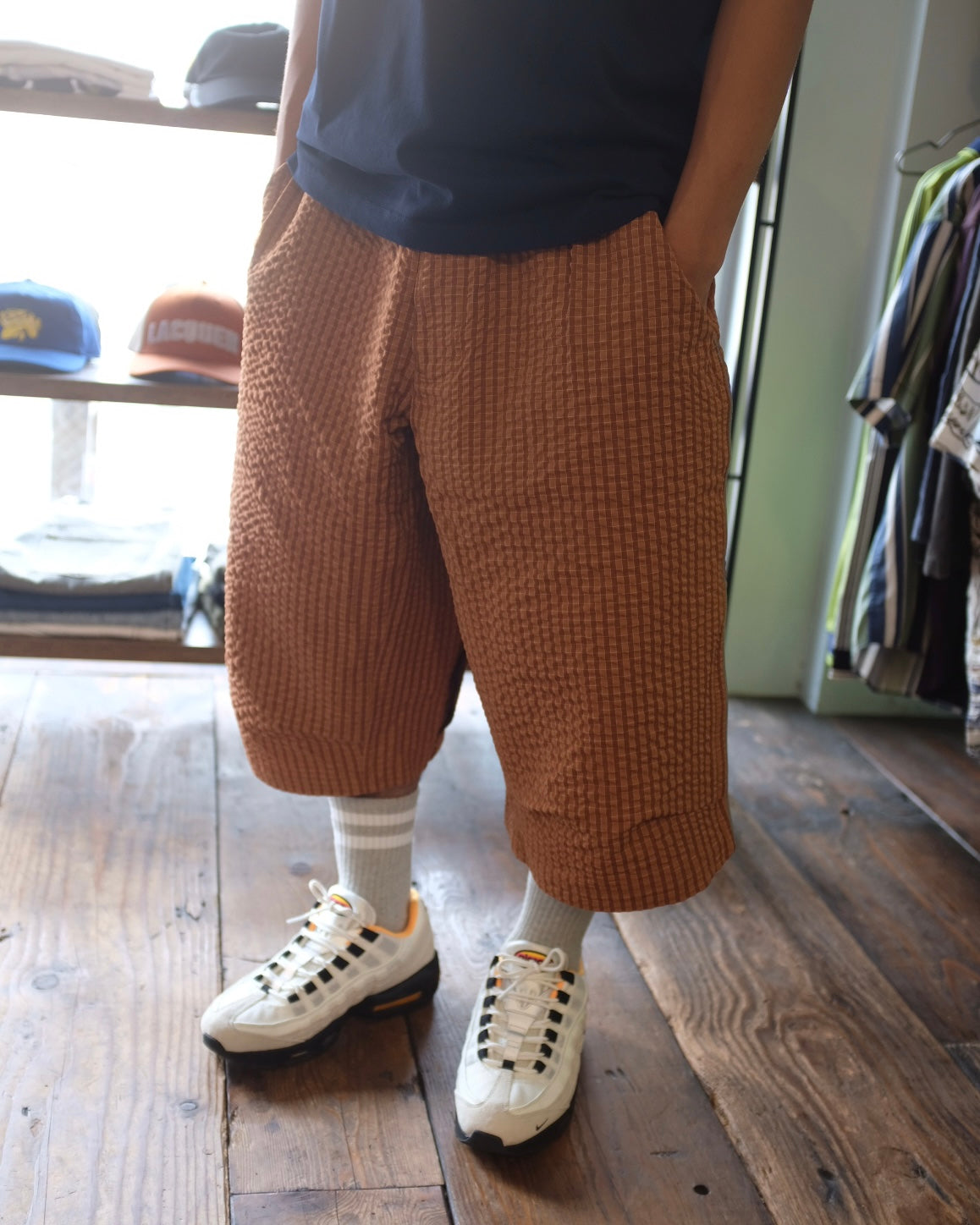 Lidairpeaks - Strata shorts "Rust"