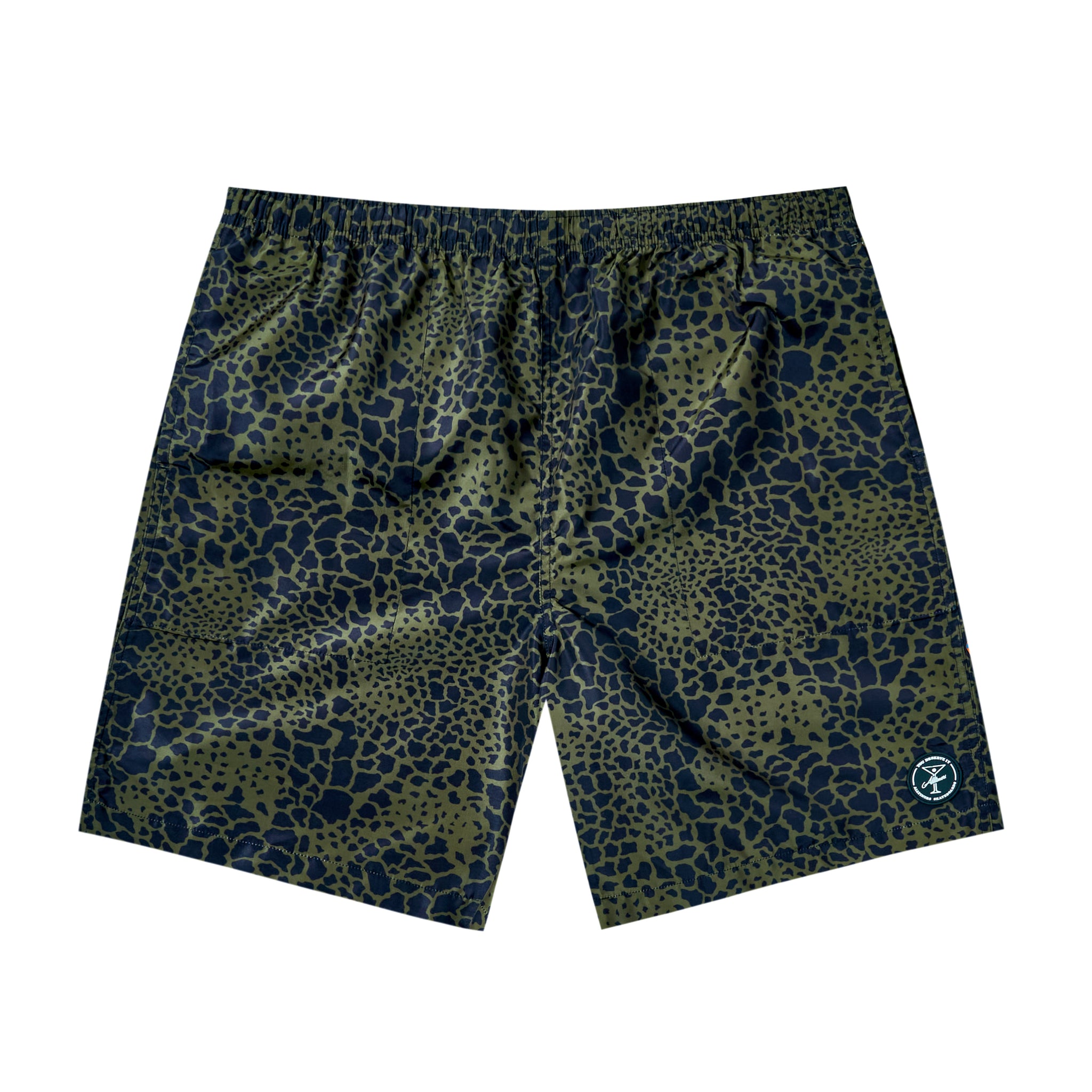 ALLTIMERS  - Raffe Camo Swim Shorts "Olive"