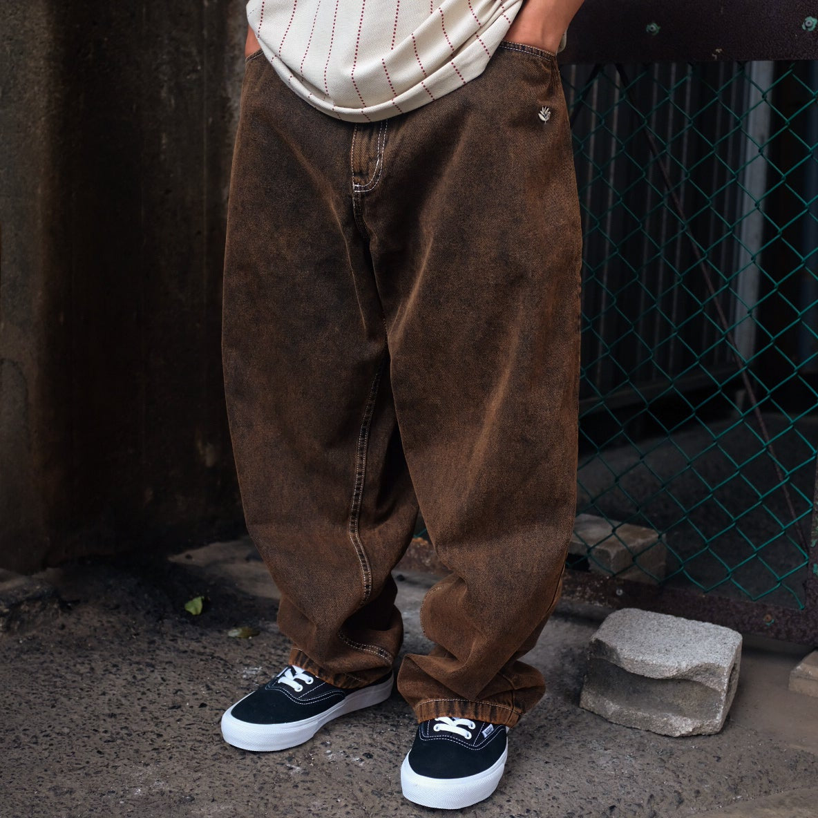 MAGENTA SKATEBOARDS - OG DENIM PANTS  "BRONZE"
