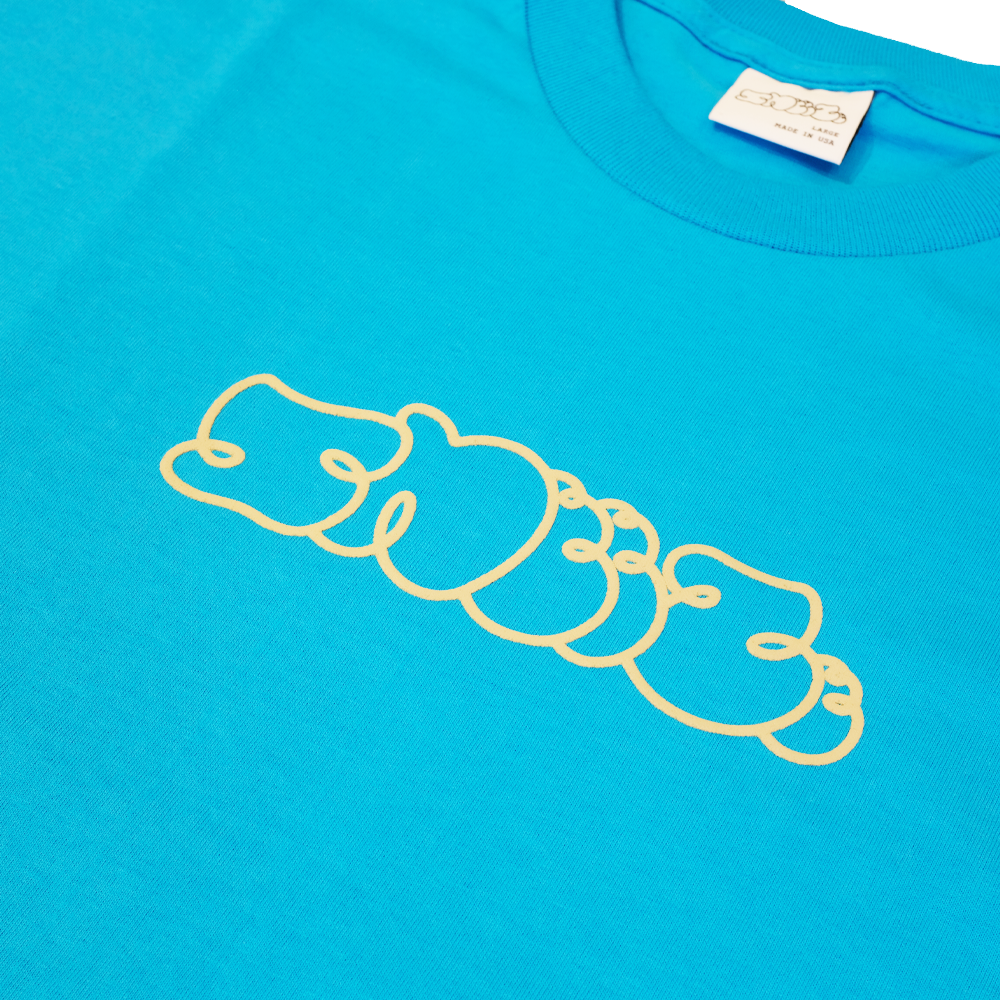 SNEEZE MAGAZINE - LOGO TEE "Pool Blue"