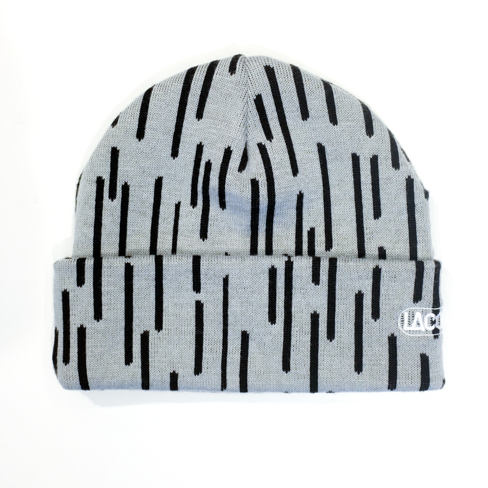 LACQUER - LOGO BEANIE "Rain Camo/Grey"
