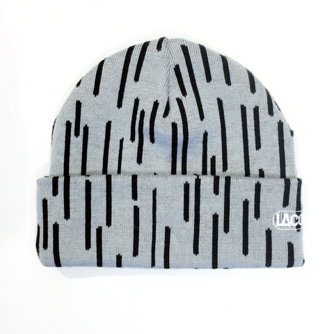 LACQUER - LOGO BEANIE "Rain Camo/Grey"