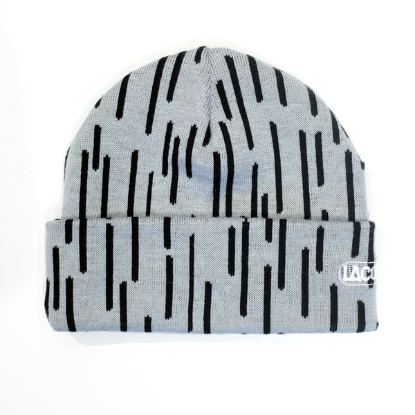 LACQUER - LOGO BEANIE "Rain Camo/Grey"