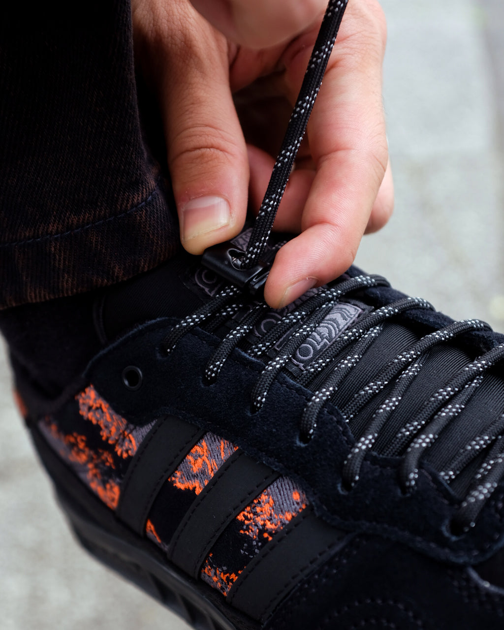 ADIDAS SKATEBOARDING - Handball Top x Mike Arnold "Core Black/Semi Impact Orange"